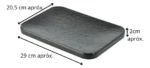 PLATO CUADRADO MELAMINA 30 CM REFORZADA OTTEN - Imagen 3