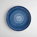 PLATO PLAYO PORCELANA 27 CM SCHMIDT ESFERA COLOR AZUL - Imagen 5
