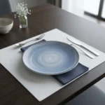 PLATO PLAYO PORCELANA 27 CM SCHMIDT ESFERA COLOR CELESTE - Imagen 3