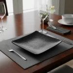 PLATO CUADRADO 22 CM MELAMINA REFORZADA