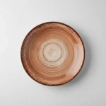 PLATO PLAYO PORCELANA 27 CM SCHMIDT ESFERA COLOR MARRON