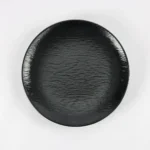 PLATO PLAYO 25 CM MELAMINA REFORZADA COLOR NEGRO - Imagen 3
