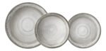 Set x 6 Platos Playos 27cm Porcelana Schmidt Esfera Color Gris - Imagen 6