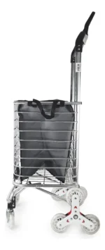 CARRO DE COMPRAS METALICO RUEDAS HERGONOMICAS -OTTEN - - Imagen 3