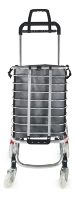 CARRO DE COMPRAS METALICO RUEDAS HERGONOMICAS -OTTEN - - Imagen 2
