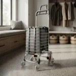 CARRO DE COMPRAS METALICO RUEDAS HERGONOMICAS -OTTEN - - Imagen 5