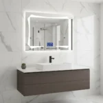 Espejo Recto Con Lus Led Calida Y Fria 50cm*70cm Otten
