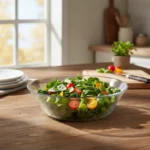 Caja x 12 Ensaladera Bowl Vidrio Rigolleau Acquamarine 23 Cm - Imagen 4