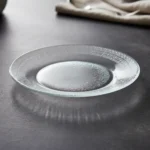Caja Cerrada X 36 Plato Playo Vidrio Rigolleau Acquamarine 23cm