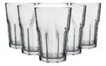 Caja Cerrada x  36 Vasos Vidrio Facetado Rigolleau Oslo 400 Ml - Imagen 2