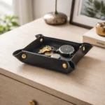 Bandeja Multiuso Ecocuero 15*15 Cm Negra Otten - Imagen 2