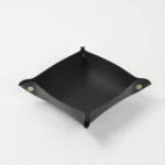 BANDEJA MULTIUSO ECOCUERO NEGRA 20 x 20CM - OTTEN - - Imagen 2