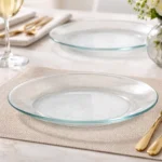 Caja Cerrada x 36 Plato Playo Vidrio Rigolleau Acquamarine 22 Cm