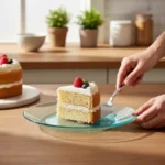 Caja x 36 Plato Postre Vidrio Rigolleau Acquamarine 19 Cm - Imagen 5