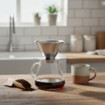 FILTRO DE CAFÉ C/SOPORTE ACERO INOX. 12,5CM- OTTEN - - Imagen 6