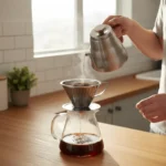 FILTRO DE CAFÉ C/SOPORTE ACERO INOX. 12,5CM- OTTEN - - Imagen 4