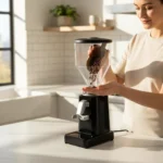 MOLINILLO DE CAFÉ ELÉCTRICO NEGRO -OTTEN - - Imagen 7