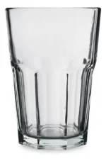 Caja Cerrada x  36 Vasos Vidrio Facetado Rigolleau Oslo 400 Ml