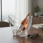 Frapera Hielera Plastico Transparente Resistente 8 Lts - Otten -