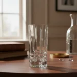 Set X 6 Vaso Vintage Vidrio Labrado 400ml