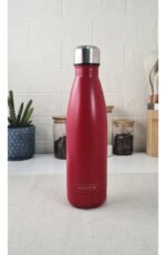 BOTELLA DE AGUA - AC. INOX 500 ML - DOBLE PARED DE ACERO - ROJO - Imagen 10