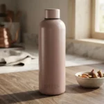 BOTELLA TERMICA DEPORTIVA - AC. INOX 550 ML  - BEIGE