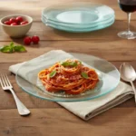 PLATO PLAYO VIDRIO ACQUAMARINE 23 CM - RIGOLLEAU - Imagen 4